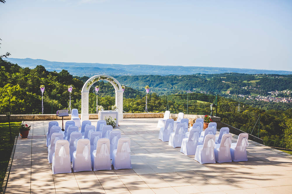 Wedding Ceremony Area - Château du Doux